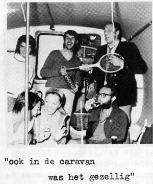 Vermaak in de caravan 1970